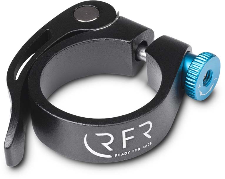 RFR Sattelklemme mit Schnellspanner 34,9 mm black n blue