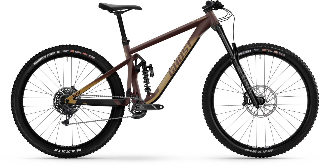 Ghost Riot EN Essential metalic rust dark red / light dust matt 2023 - Fully Mountainbike