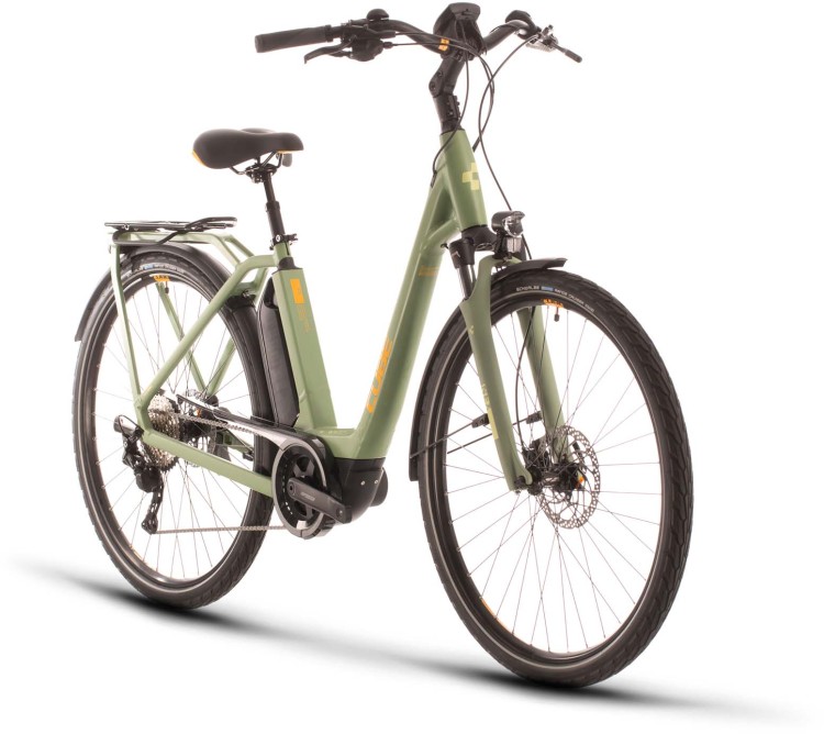 Cube Town Sport Hybrid Pro 500 green n orange 2020 - E ...