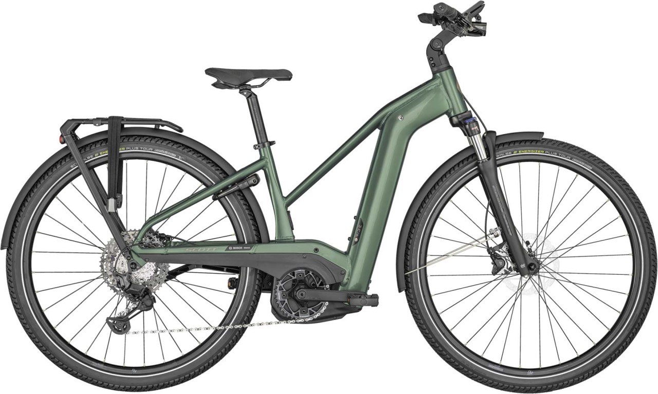 Scott Sub Sport eRIDE 10 Lady Malachite Green 2024 - E-Bike Trekkingrad Damen