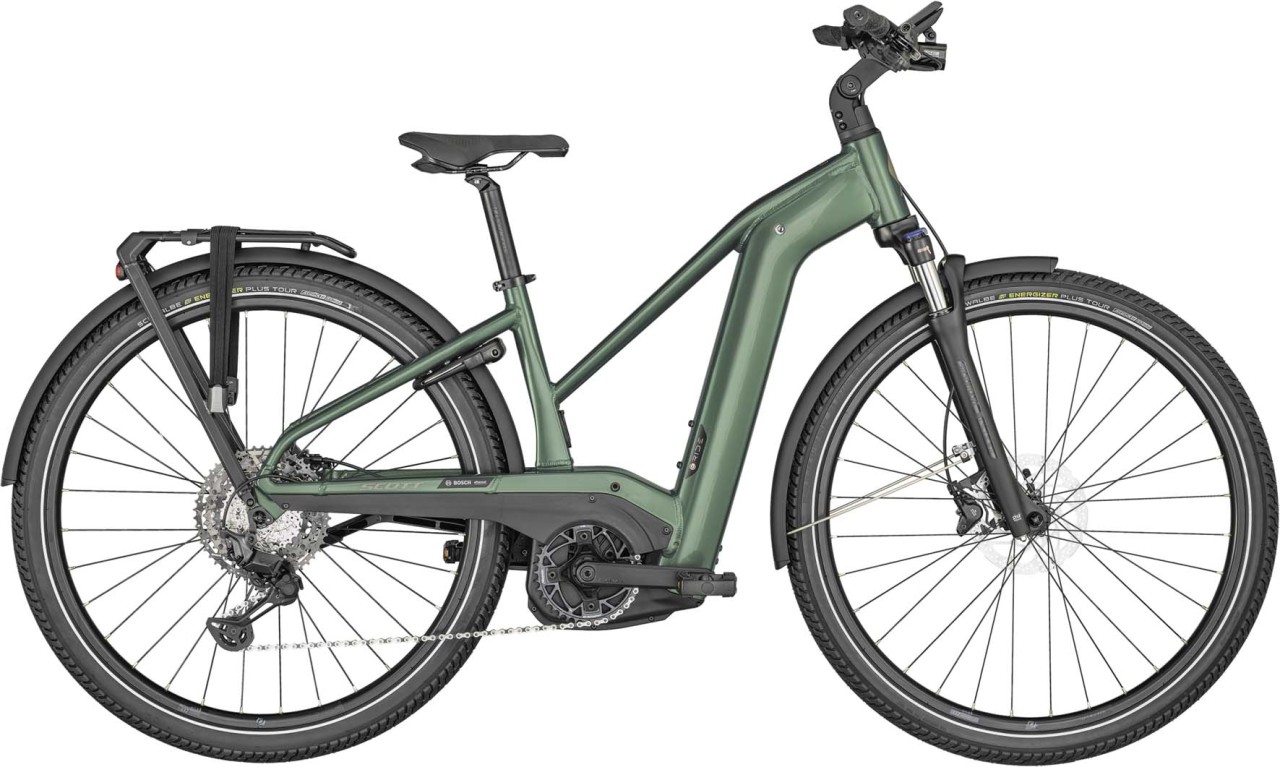 Scott Sub Sport eRIDE 10 Lady Malachite Green 2023 - E-Bike Trekkingrad Damen