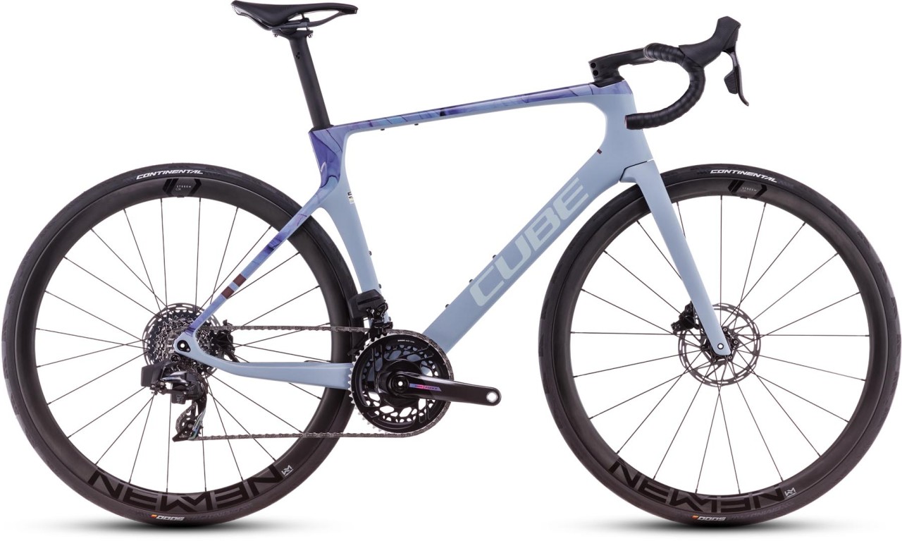 Cube Agree C:62 SLX pigeonblue n art 2025 - Carbon Rennrad