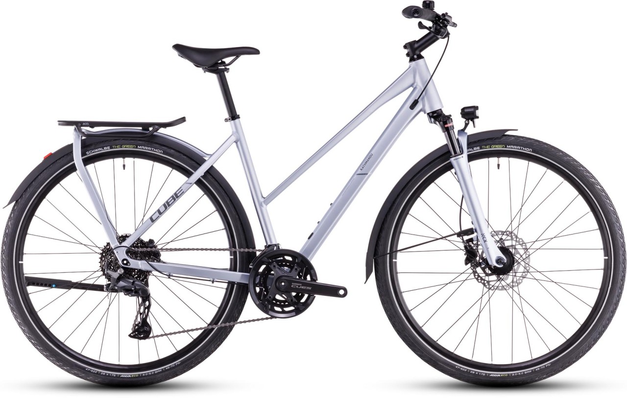 Cube Kathmandu Pro silverblue n grey 2025 - Trekkingrad Damen
