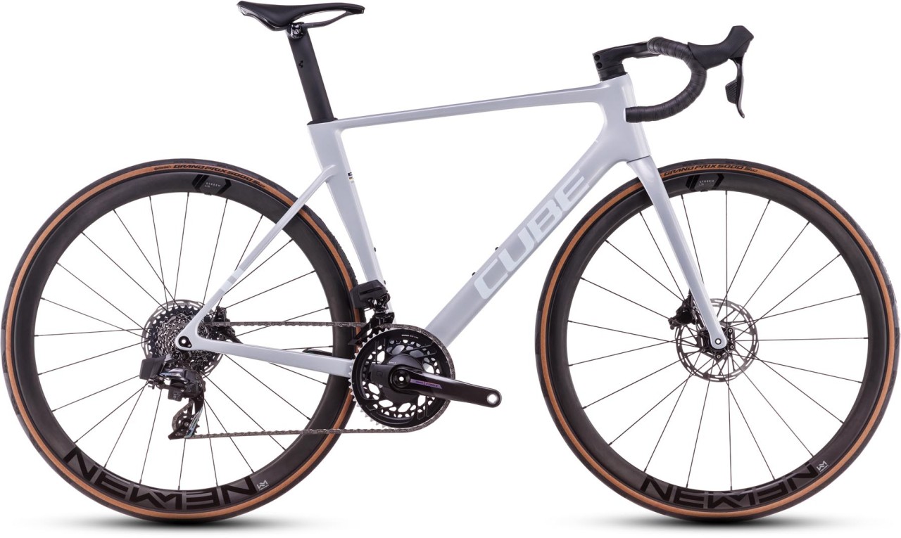 Cube Litening AIR C:68X Pro foggrey n white 2025 - Carbon Rennrad