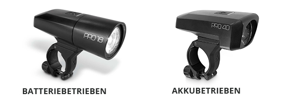 Akku- oder batteriebetriebene Beleuchtung Akku- oder batteriebetriebene Beleuchtung